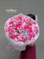 Bó Hoa Trà Lụa - BHL04